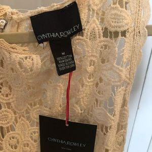 NWT Cynthia Rowley lace top